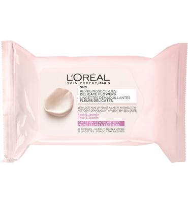 L’Oréal Paris Skin Expert FLOWER WIPES FRNL/FRNL PSS gezichtsreinigingsdoekje 25 stuk(s)