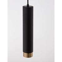 Lyora HanglampPongo M enkel 30cm zwart met goud - 9911525 - thumbnail