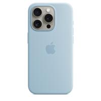 Apple Silicone MagSafe Case iPhone 15 Pro Light Blue - thumbnail