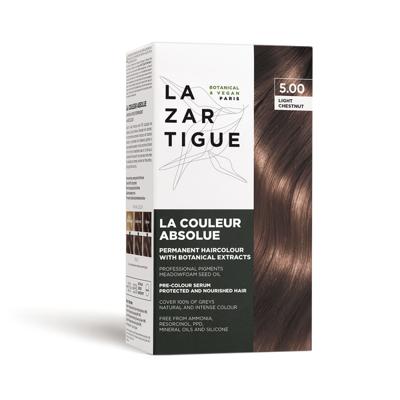 Lazartigue La Couleur Absolue Permanent Haircolour Pakket 5.00 Light Chestnut Set Lazartigue La Couleur Absolue Permanent Haircolour Pakket 5.00 Light Chestnut Set