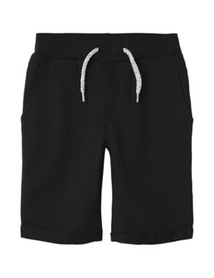 Name it zomer sweat short jongens - zwart - Nkmvermo