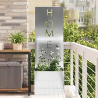 VidaXL Tuin privacy screen zilver 50 x 140 cm gegalvaniseerd staal - thumbnail