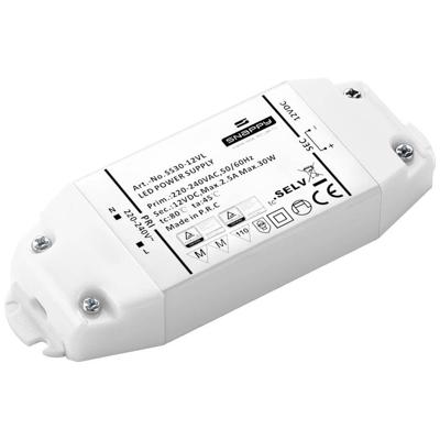 Dehner Elektronik LED-transformator, LED-driver Constante spanning 30 W 2.50 A 12 V/DC Overbelastingsbescherming, Overspanning, Niet dimbaar 1 stuk(s) Dehner Elektronik LED-transformator, LED-driver Constante spanning 30 W 2.50 A 12 V/DC Overbelastingsbescherming, Overspanning, Niet dimbaar 1 stuk(s)