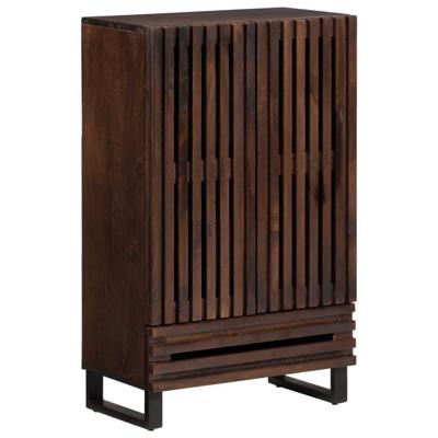 Hoge kast 60x34x100 cm massief mangohout bruin Hoge kast 60x34x100 cm massief mangohout bruin