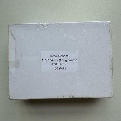 Lamineerhoes 111x154 mm/A6 125 micr100st Lamineerhoes 111x154 mm/A6 125 micr100st