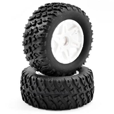 FTX - Comet Desert Buggy Front Mounted Tyre & Wheel White (FTX9066W)