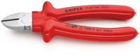 Knipex Zijsnijtang verchroomd dompelisolatie, VDE-getest 180 mm - 7007180 - thumbnail