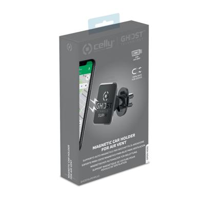Celly Ghost Super Plus Passieve houder Mobiele telefoon/Smartphone Zwart