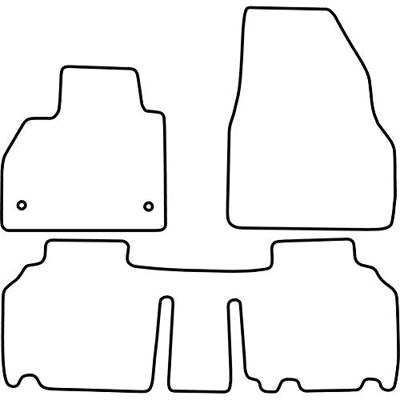 Automatten passend voor Renault Kangoo Family vanaf 2008 TMRE538