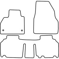 Automatten passend voor Renault Kangoo Family vanaf 2008 TMRE538 - thumbnail