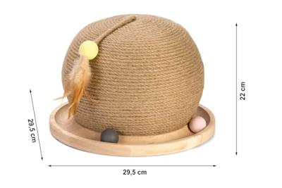 Designed by Lotte Krab+speelbol mila hout