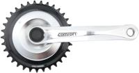 Amar crankstel crankset 4-edge 33t 170mm b/sil. - thumbnail