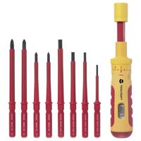 TOOLCRAFT 1~6 Nm Omkeerbare schroevendraaierset 9-delig VDE, Elektronica - thumbnail