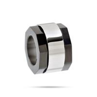 Sieraad Heren Sector SAAL05 Zilverkleurig Zwart - thumbnail