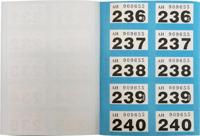 Pukka Pad genummerde loterij- en garderobetickets 1-500 - thumbnail