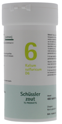 Kalium sulfuricum 6 D6 Schussler
