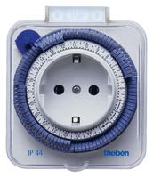 Theben 0176575 Stopcontact-schakelklok Analoog Dagprogramma IP44 - thumbnail