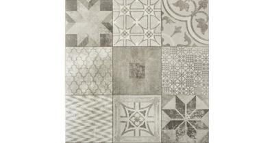 Minimaal 10! Designo 60x60x3 cm Mosaic Grey grijs bestrating tegel Gardenlux - Gardenlux