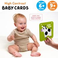 Banana Panda - hoog contrast babykaarten 6m+ / 9m+ - 24st. - thumbnail