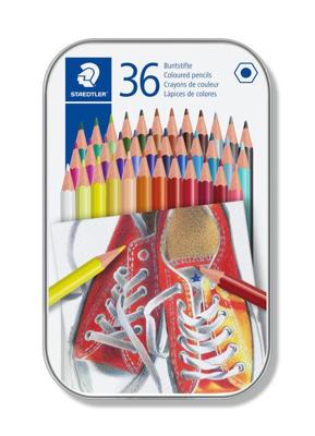 Kleurpotloden staedtler 175 6kantig 36 st ass