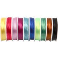 Creativ Company Elastisch koord, dikte 1 mm, diverse kleuren, 10x25 m/ 1 doos - thumbnail