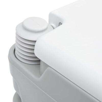 VidaXL Camping toilet grijs en wit 41,5 x 36,5 x 30 cm polyetheen VidaXL Camping toilet grijs en wit 41,5 x 36,5 x 30 cm polyetheen