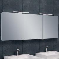 Xellanz Luxe LED Spiegelkast 160x60x14cm met Stopcontact - thumbnail