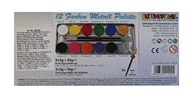 Eulenspiegel Schmink, diverse kleuren, 12 kleur/ 1 set - thumbnail