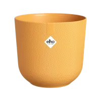 Elho bloempot Jazz rond 14x13cm amber geel - thumbnail