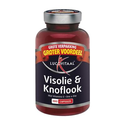 Lucovitaal Lucovitaal Visolie & Knoflook (480ca) Lucovitaal Lucovitaal Visolie & Knoflook (480ca)