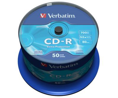 Verbatim 43351 CD-R 80 disc 700 MB 50 stuk(s) Spindel