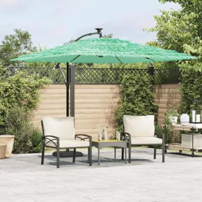 VidaXL Parasol met stalen paal 269x269x235 cm groen VidaXL Parasol met stalen paal 269x269x235 cm groen