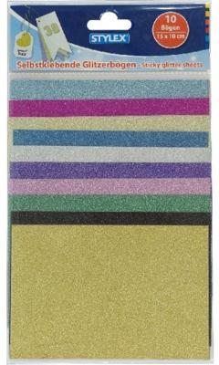 Stylex Hobby Glitter Plakpapier 15x10 cm 10 Stuks