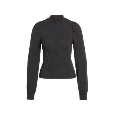 ONLY top ONLSALLY met volant zwart