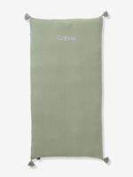 Personaliseerbare hoes voor vloermatras saliegroen - thumbnail