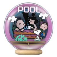 Peanuts Puremind Model Kit Wooden Theater Globe Cool Pool - thumbnail