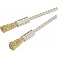 PROXXON komborstel brushes w.shaft 2pcs d=8mm brass - thumbnail