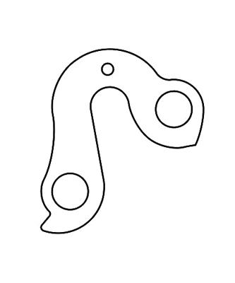 Union derailleurpad gh-090 met schroefset m8x0.75 - thumbnail