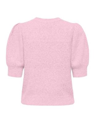 Only Onlrica Life 2/4 Pullover Ex Knt 15318551 Trui Korte Mouw Pink-a-boo Melange