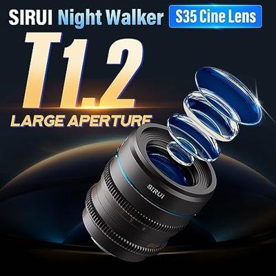Sirui Nightwalker Series 24mm T1.2 S35 Manual Focus Cine Lens M4/3 Mount, gun metal grijs - thumbnail