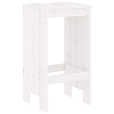 7-delige Barset massief grenenhout wit