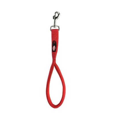 TRIXIE HONDENRIEM PREMIUM KORTHOUDER ROOD 37X2,5 CM