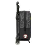 Schoolrugzak met Wielen The Avengers Vendetta Zwart 22 x 27 x 10 cm - thumbnail