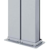 Tuinscherm uittrekbaar 117x1200 cm bruin - thumbnail