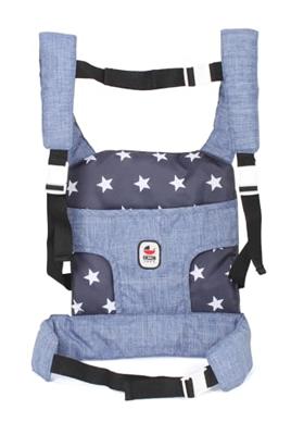 Poppen Draagzak Ergo - Stars Navy