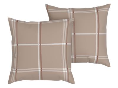 LIVARNO home 2 Kussenslopen 60 x 50 cm (Bruin) LIVARNO home 2 Kussenslopen 60 x 50 cm (Bruin)