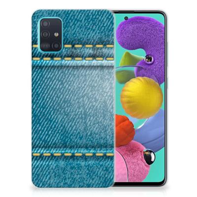 Samsung Galaxy A51 Silicone Back Cover Jeans Samsung Galaxy A51 Silicone Back Cover Jeans