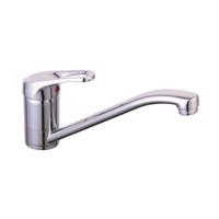 TASSONI ééngreepsmengkraan keuken, lage druk, chroom lage druk kraan - alleen geschikt voor lage druk boilers/kleine accumulatoren (onder wastafel model) met verlengde uitloop en 360° draaibereik - thumbnail