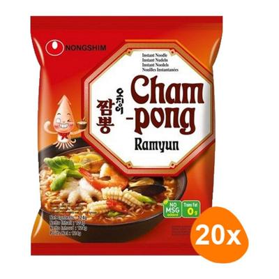 Nongshim - Instant Noedels Champong - 20 zakjes