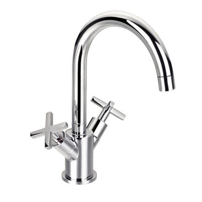 Keukenmengkraan Best Design New-Jax Twee Kruisgrepen 30,5 cm Chroom Keukenmengkraan Best Design New-Jax Twee Kruisgrepen 30,5 cm Chroom